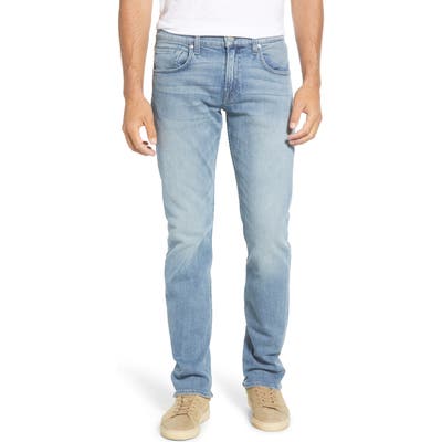 7 For All Mankind Luxe Performance Slim Straight Leg Jeans, Blue