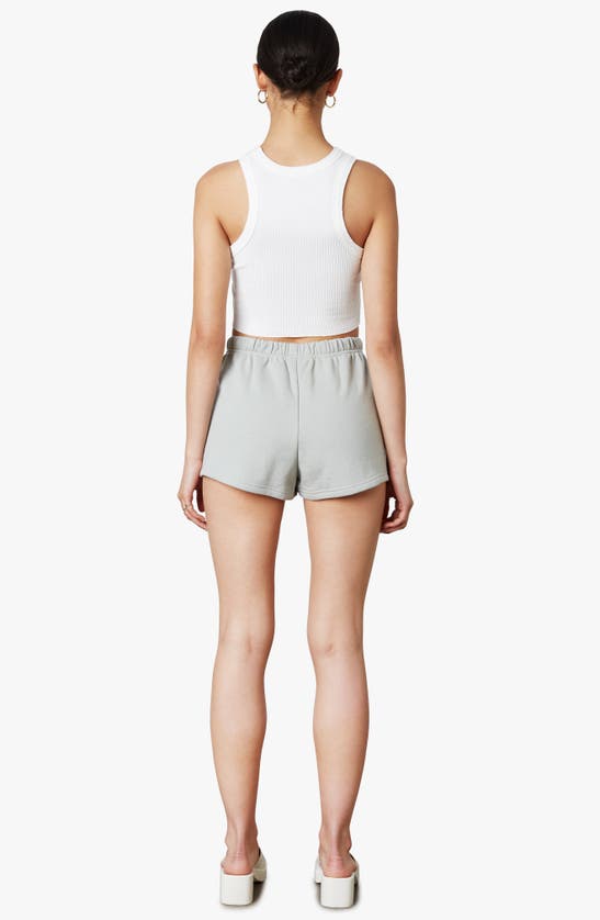Shop Nia Essential Cotton Shorts In Mineral