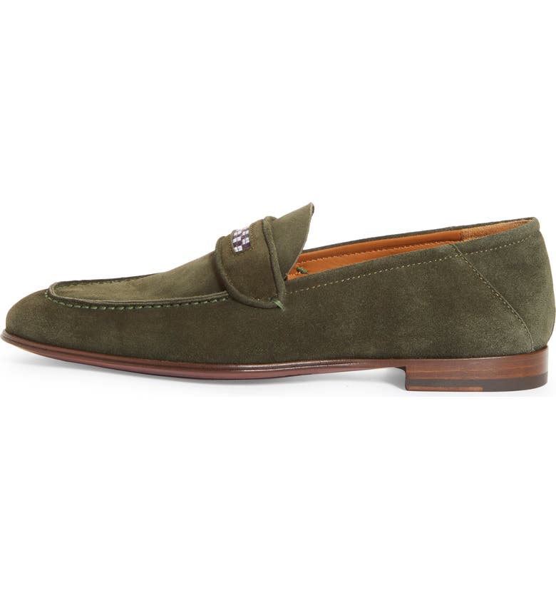 ARMANDO CABRAL Tombali Loafer, Main, color, HUNTER GREEN