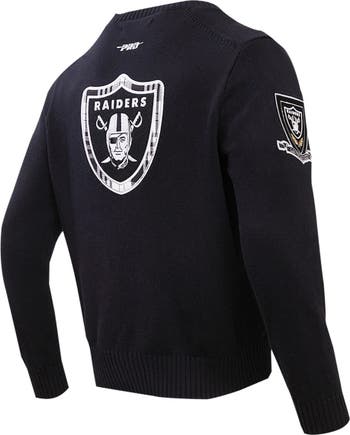 Las Vegas Raiders Embroidered Logo Black Jersey Mens Small New