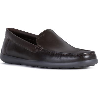 Geox Devan 4 Driving Shoe, Brown