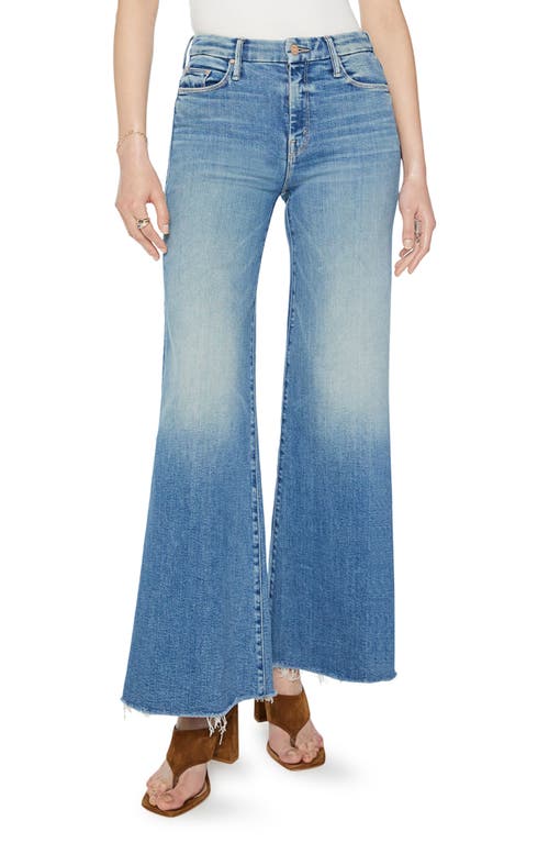 MOTHER The Roller High Waist Wide Leg Jeans Riding Cliffside at Nordstrom,