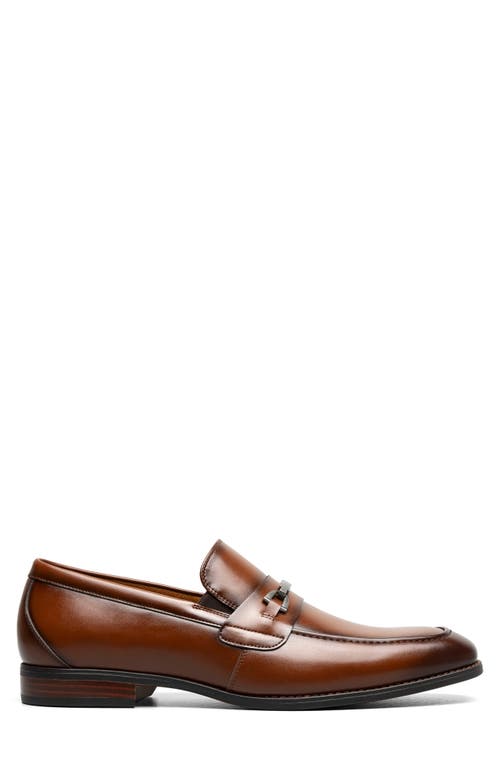 Stacy Adams Novak Moc Toe Slip-on In Cognac