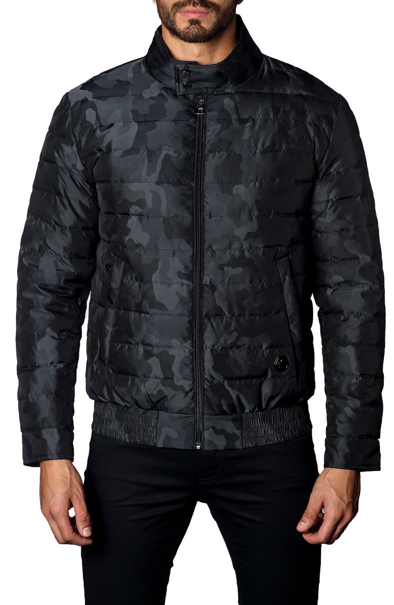 Jared Lang Chicago Camo Down Puffer Jacket | Nordstrom