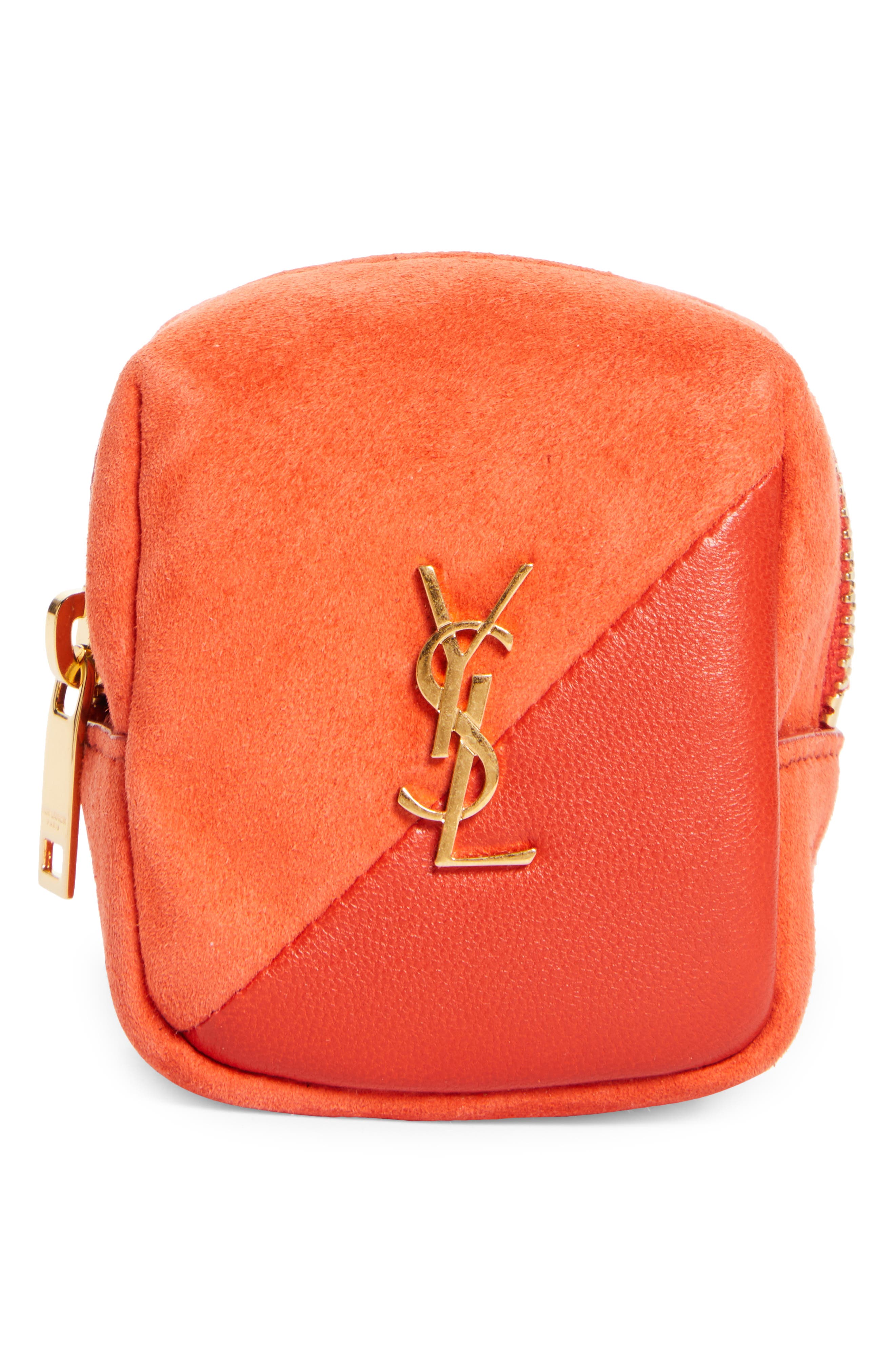 orange ysl bag