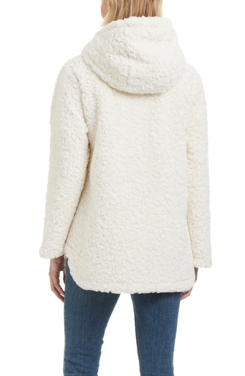 Shop Sanctuary Textured Faux Fur Jacket In Cream