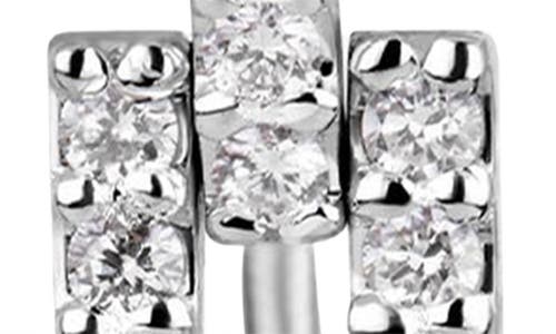 LANA LANA DIAMOND SKINNY TAG DROP EARRINGS