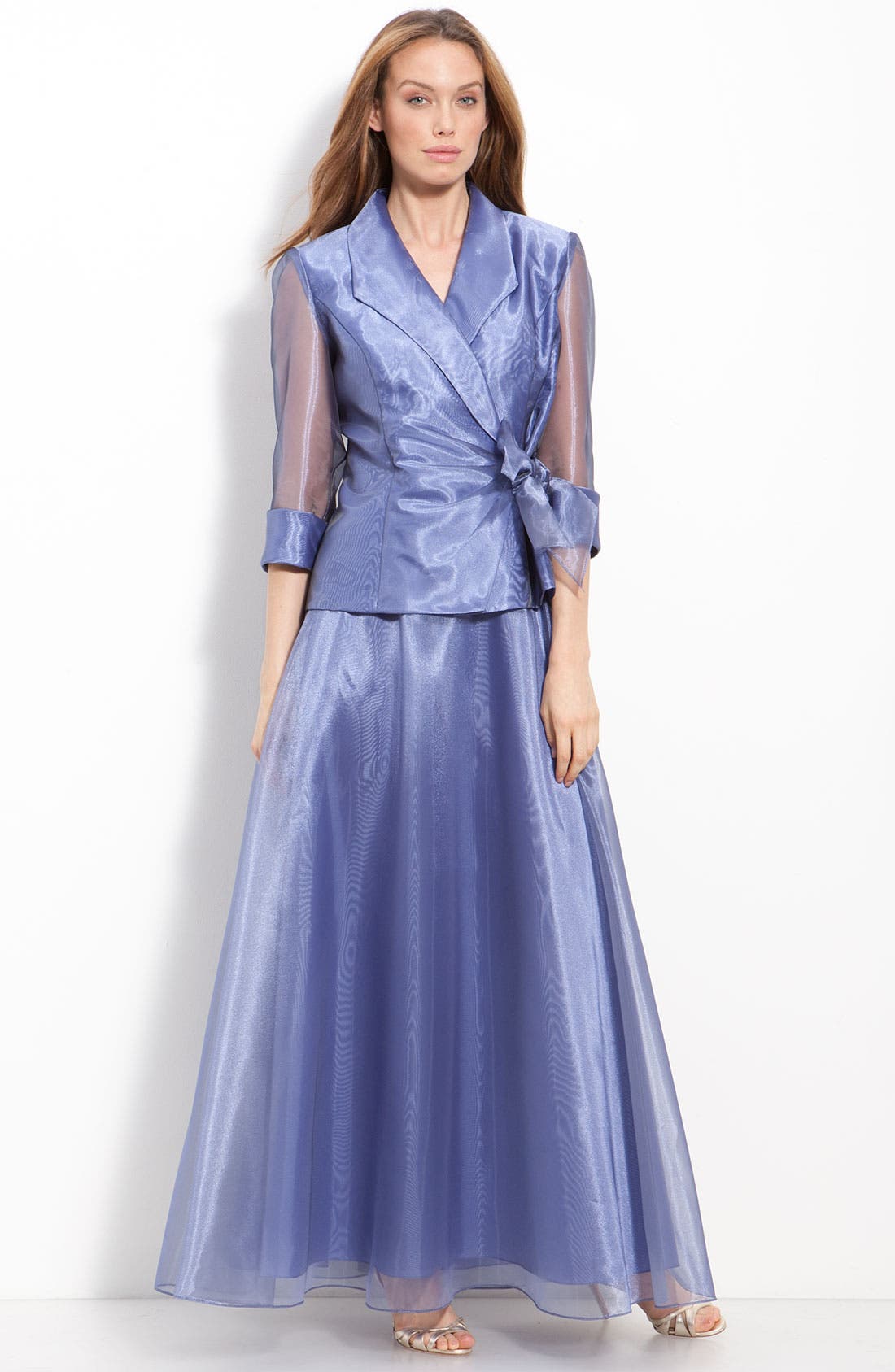 Alex Evenings Organza Blouse & Skirt Nordstrom