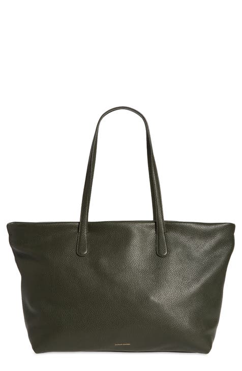 Women's Padded Designer Tote Bag, Green