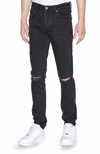 Purple Brand High Rise Slim Fit Jeans in Black for Men