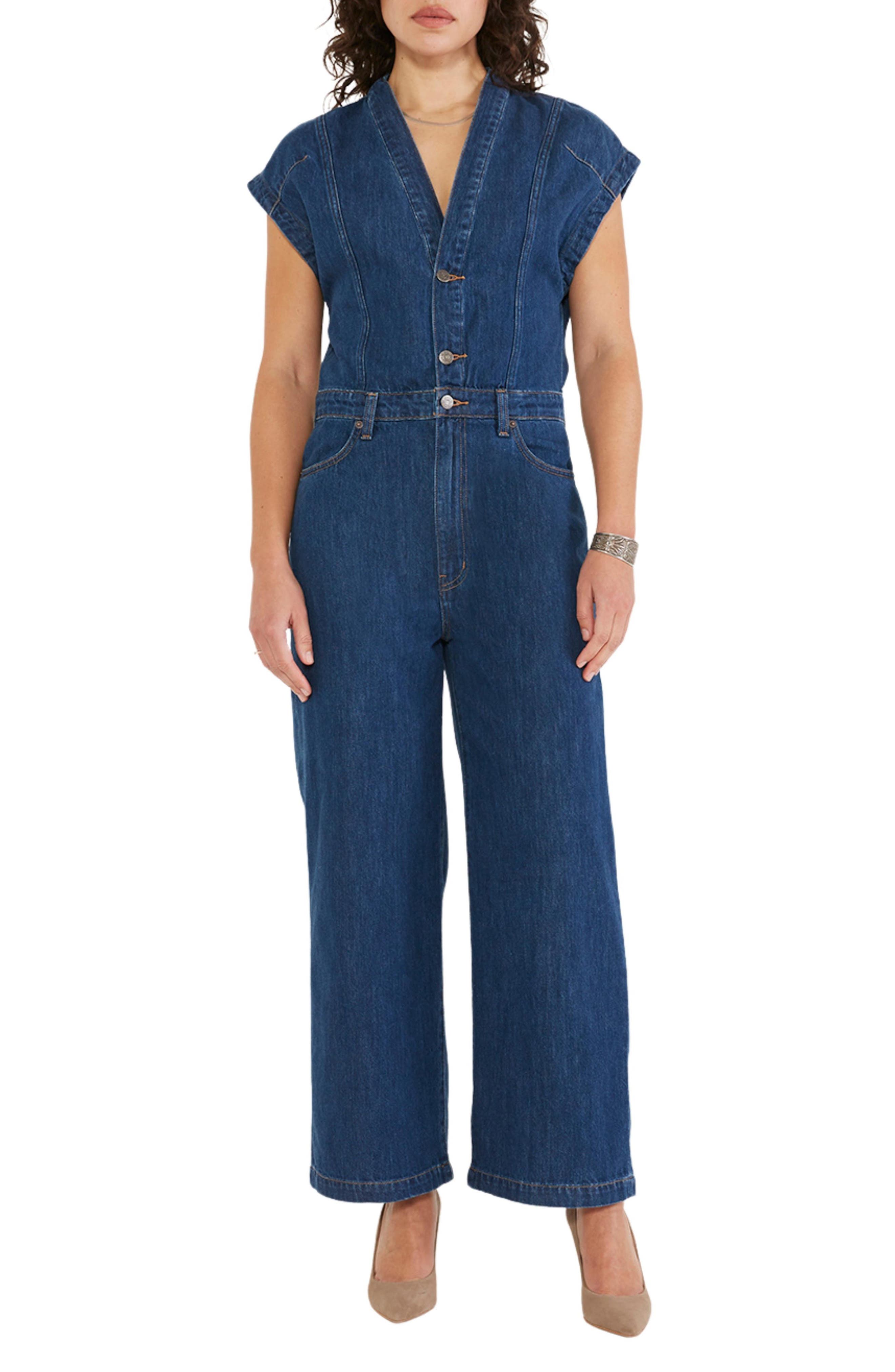 etica denim jumpsuit