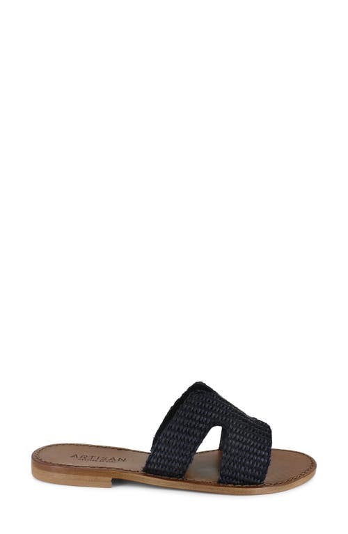 Artisan Crafted By Zigi Fenka Water Resistant Leather Sandal In Black
