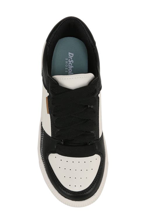 Shop Dr. Scholl's Ollie Sneaker In Black/white