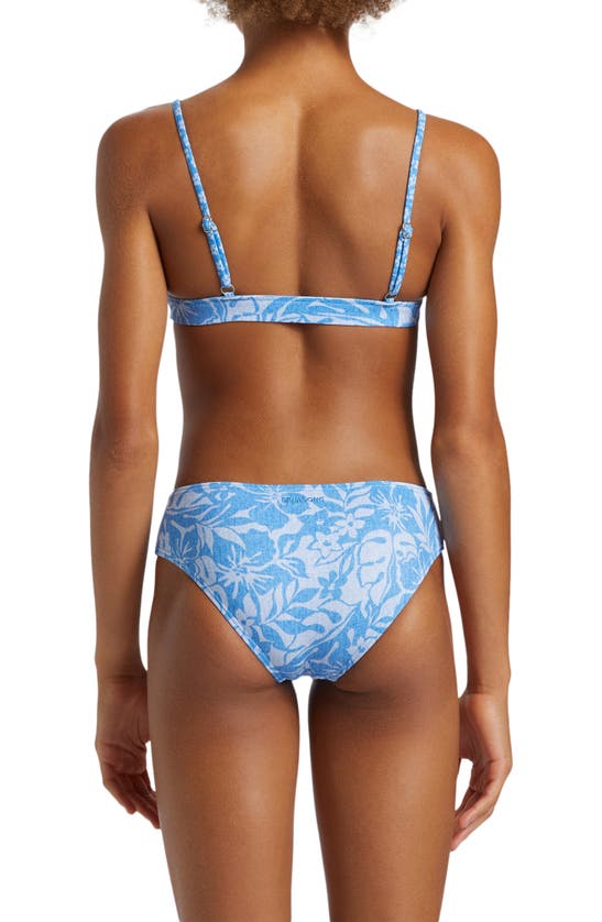 Shop Billabong Kids' Tropic Tides Reversible Two-piece Swimsuit In Marina