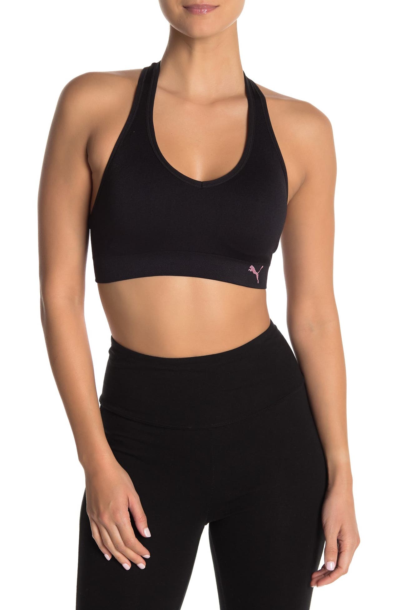 puma strappy mix bra