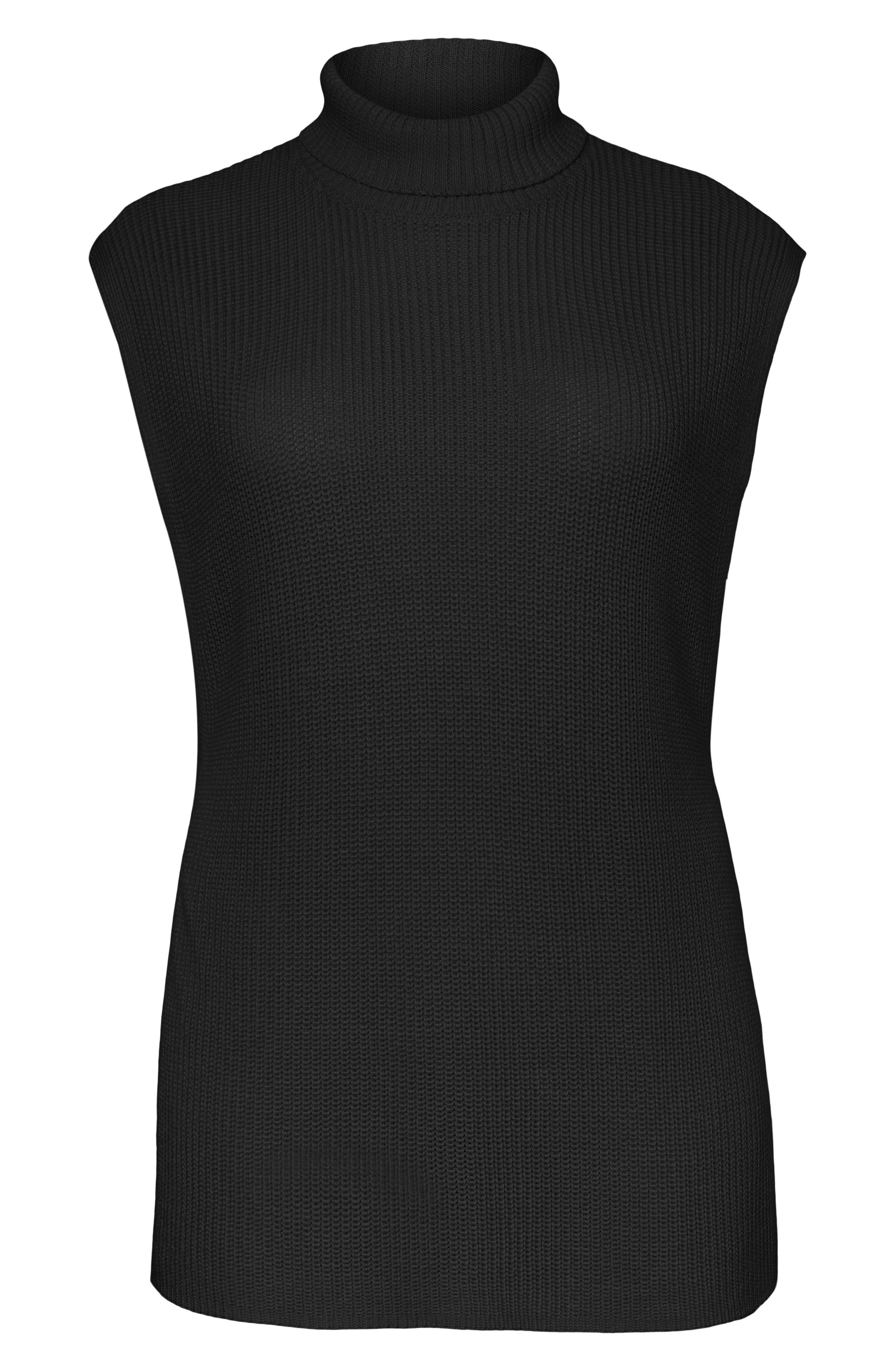 sleeveless turtleneck tshirt