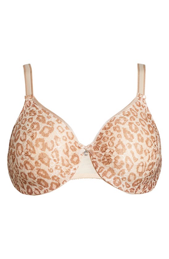 Chantelle Lingerie Chantelle Intimates C Magnifique Underwire Minimizer Bra In Neutral Leopard