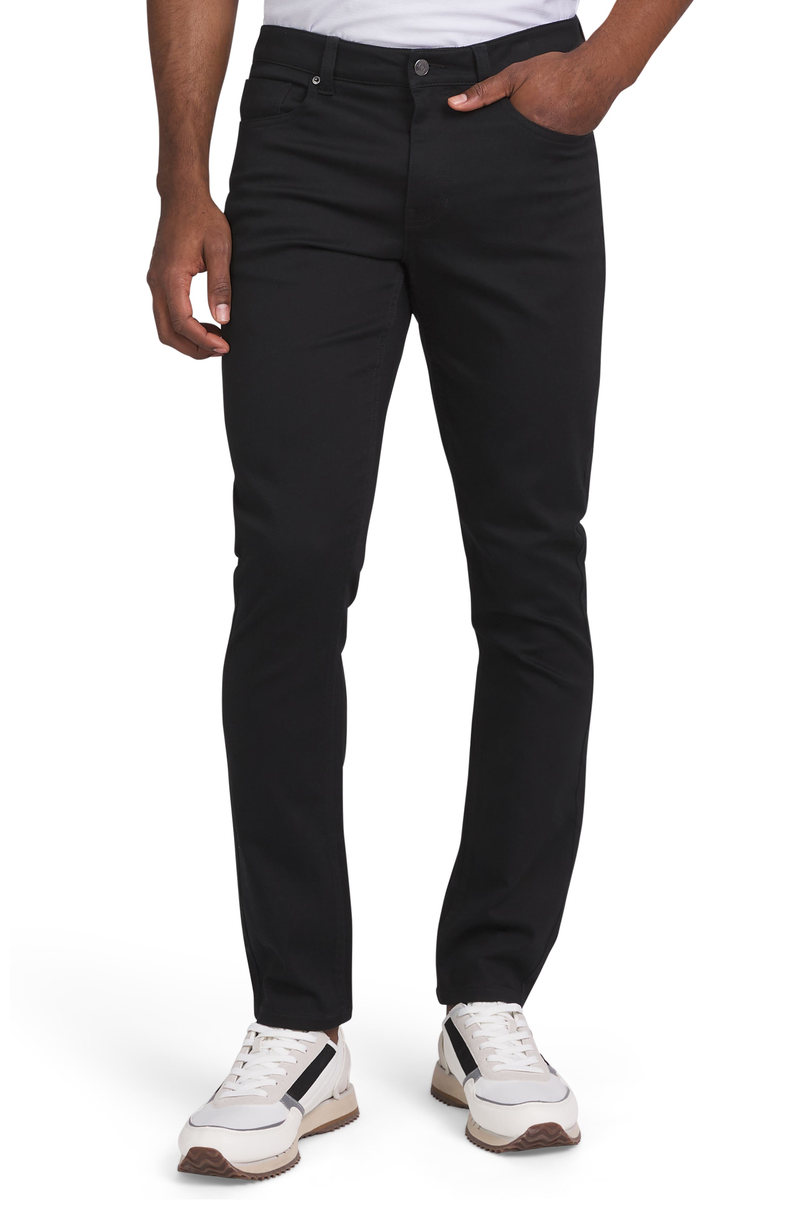 dkny black stretch pants