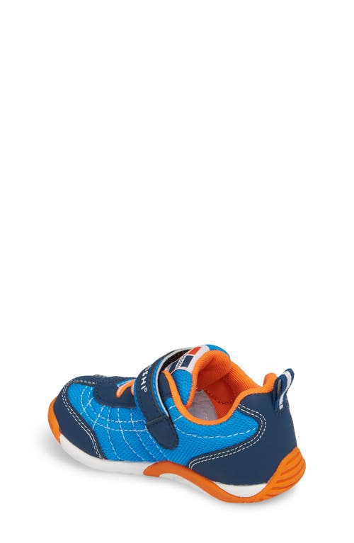 Shop Tsukihoshi Kaz Washable Sneaker In Navy/tangerine