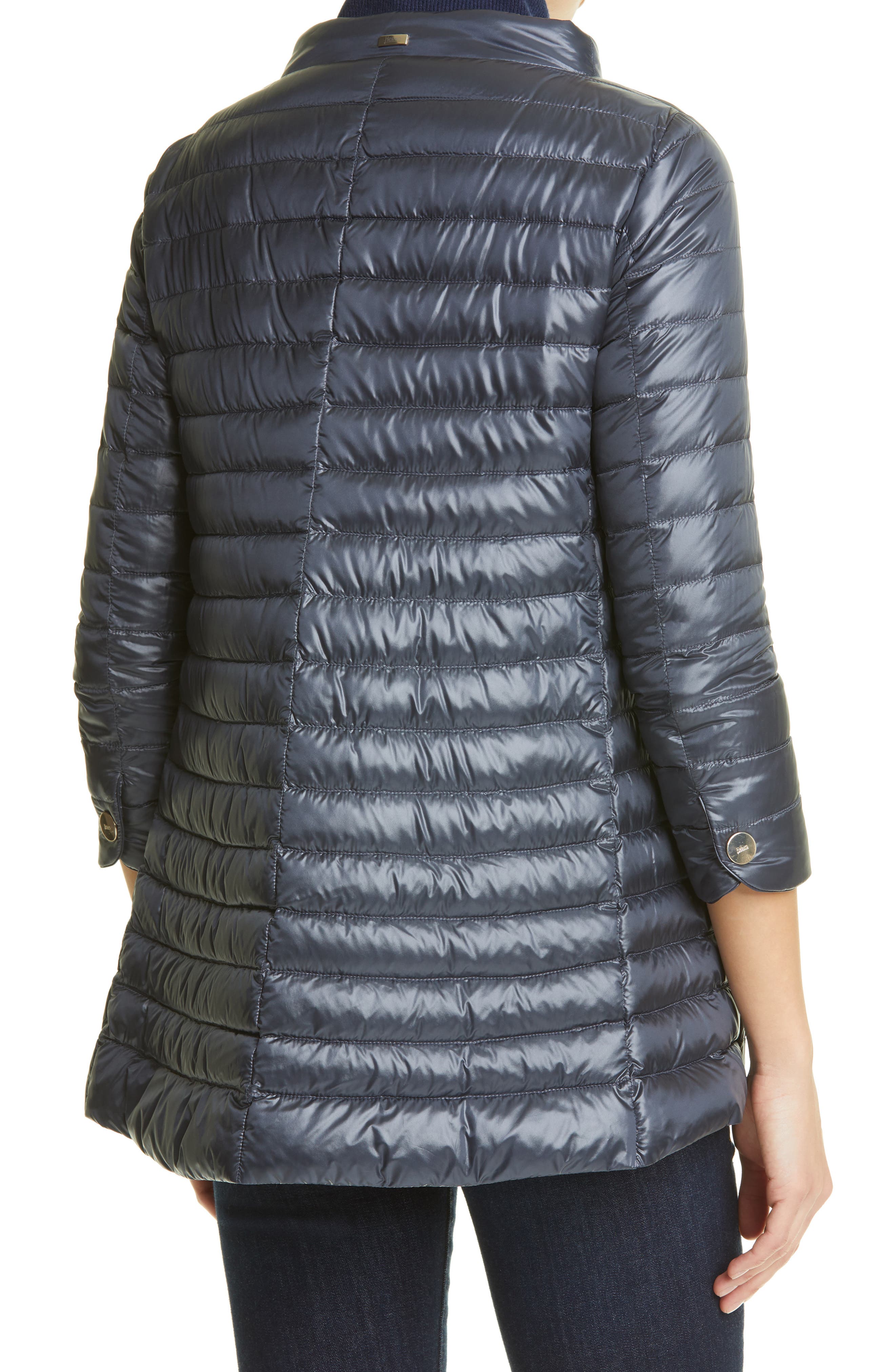 high low puffer coat
