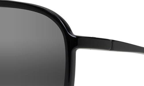Maui Jim Keokea 447-02 Sunglasses In Black Gloss/neutral Grey