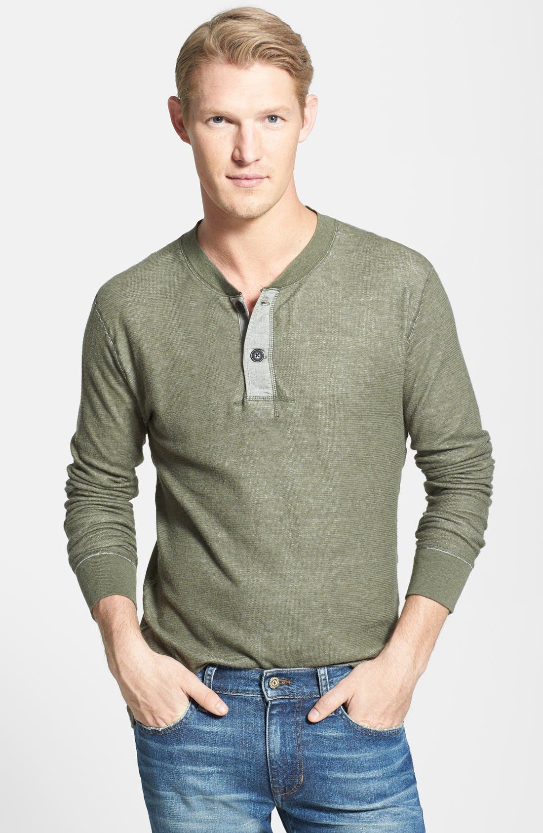 Grayers 'Double Cloth' Modern Fit Henley Nordstrom