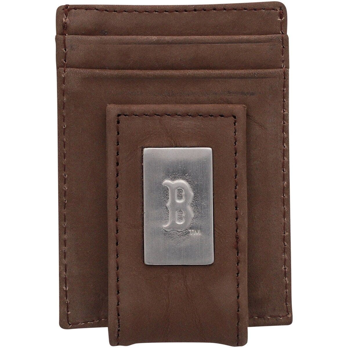 red sox leather wallet