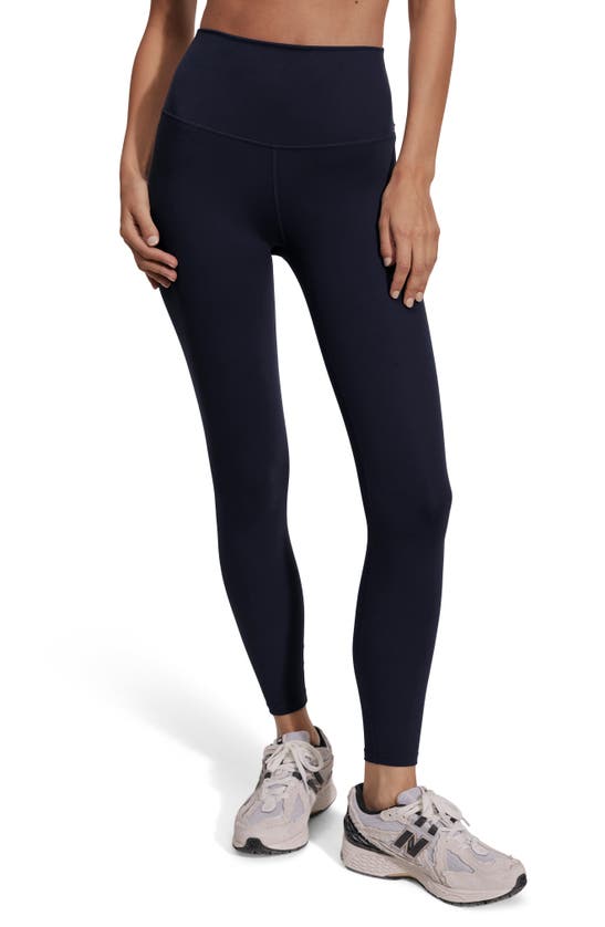 Varley Freesoft Cropped Stretch-jersey Leggings In Sky Captain
