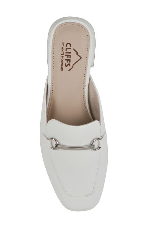 Shop Cliffs By White Mountain Quin Mule In White/grainy