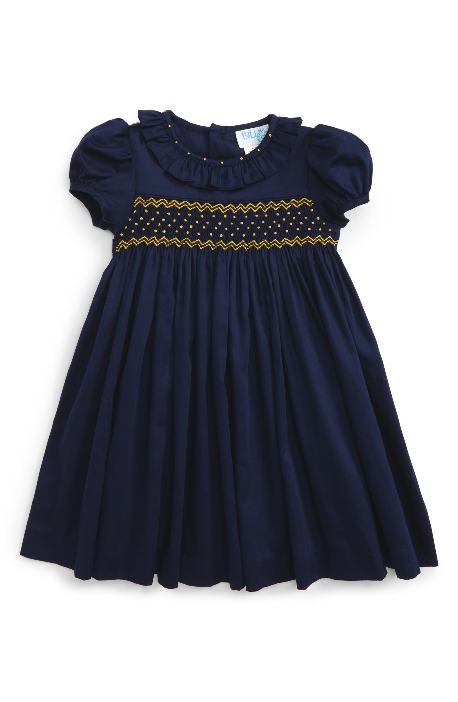 Luli & Me Smocked Dress (Baby Girls) | Nordstrom