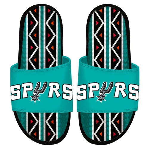 ISLIDE Black San Antonio Spurs 2022/23 City Edition Gel Slide Sandals
