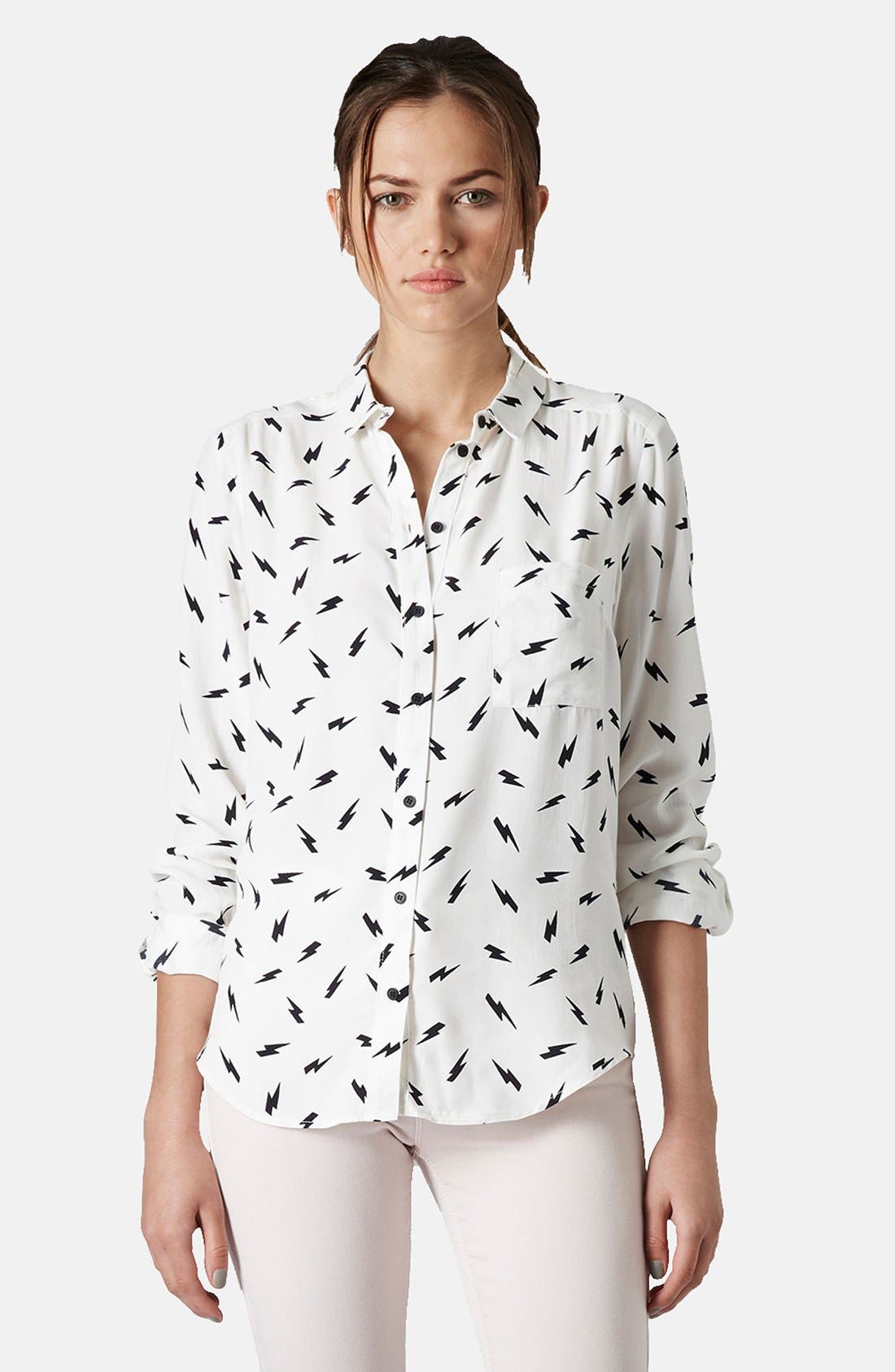 lightning bolt shirt womens