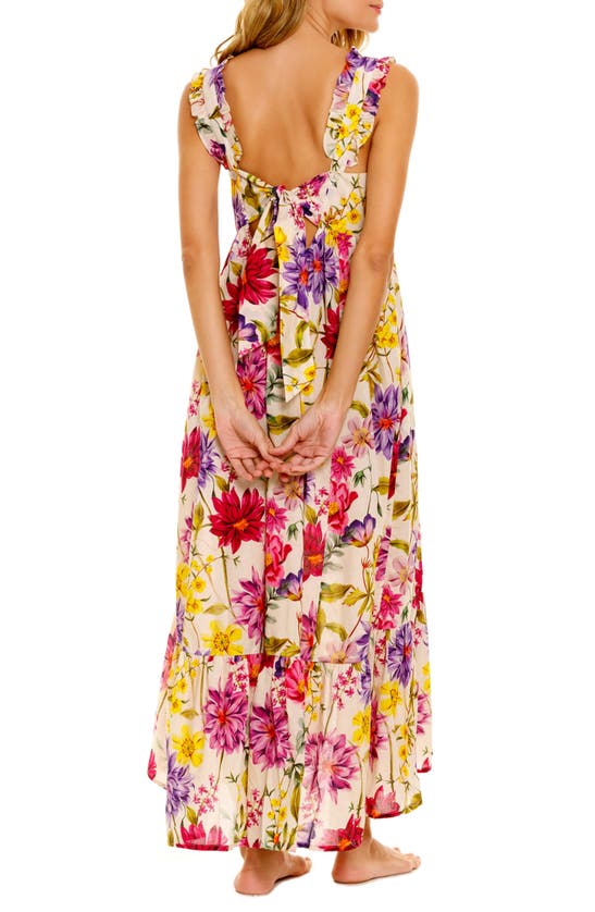 The Lazy Poet Women's Summer Soirée Mika Wind Floral Cotton Maxi Dress In Wind Flower