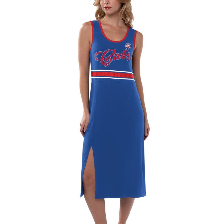 Shop G-iii 4her By Carl Banks Royal Chicago Cubs Main Field Maxi Dress