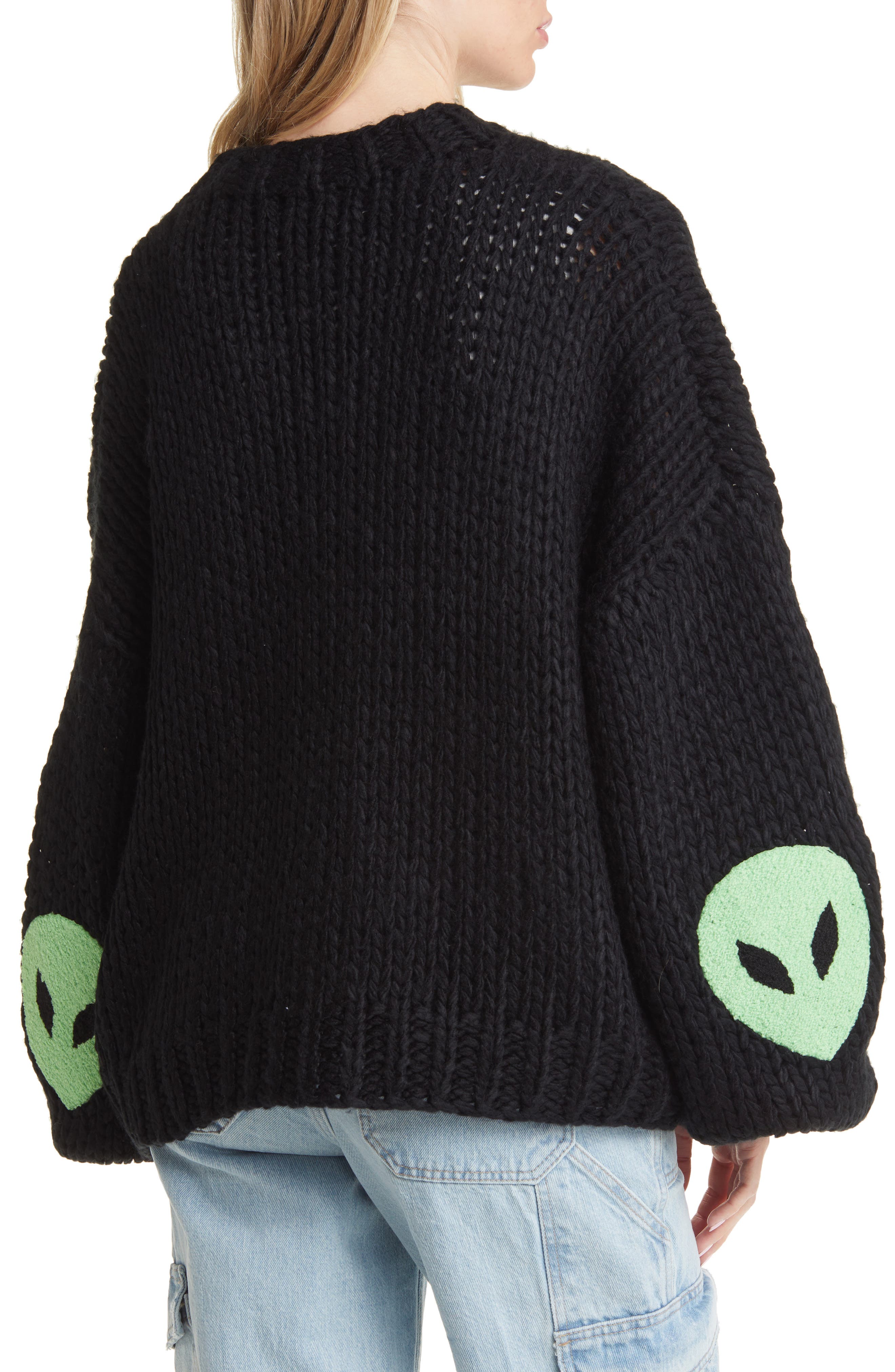 Dressed in Lala Visionary Alien Cardigan Nordstrom