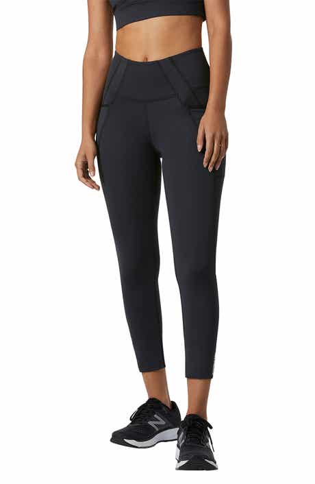 Max & Mia Ladies' French Terry Legging with Pockets Charcoal S
