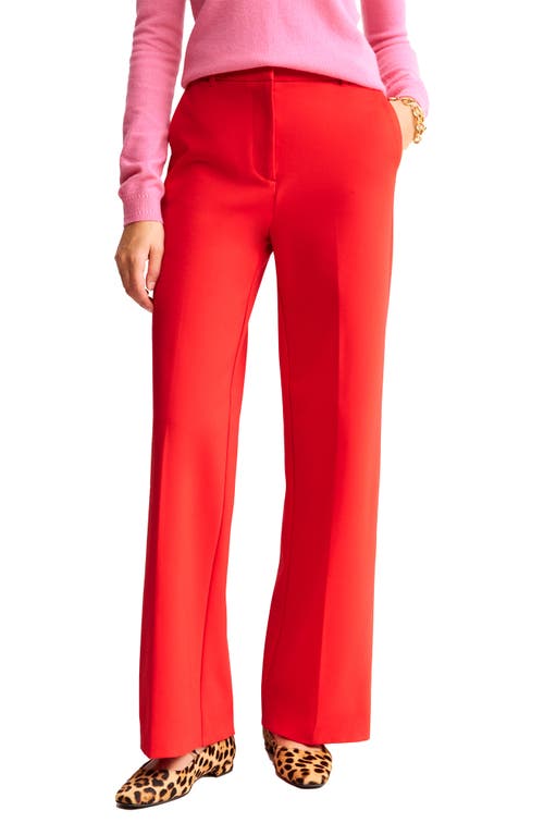 Shop Boden Westbourne Stretch Ponte Pants In Hot Pepper