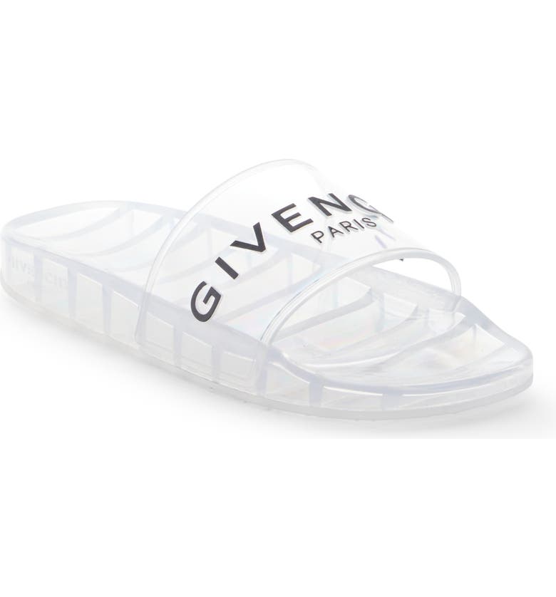 Givenchy Logo Clear Slide Sandal | Nordstrom