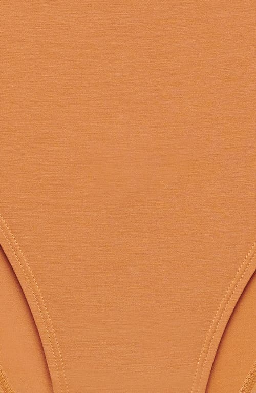 Cuup The High Waist Briefs In Caramel