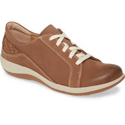 Aetrex Dana Lace-Up Oxford Flat, Brown