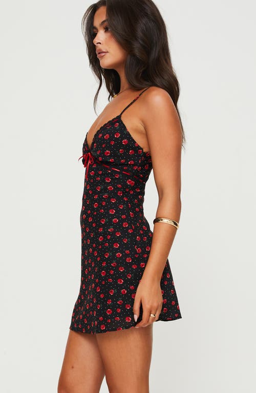 PRINCESS POLLY PRINCESS POLLY KARENA FLORAL MINIDRESS