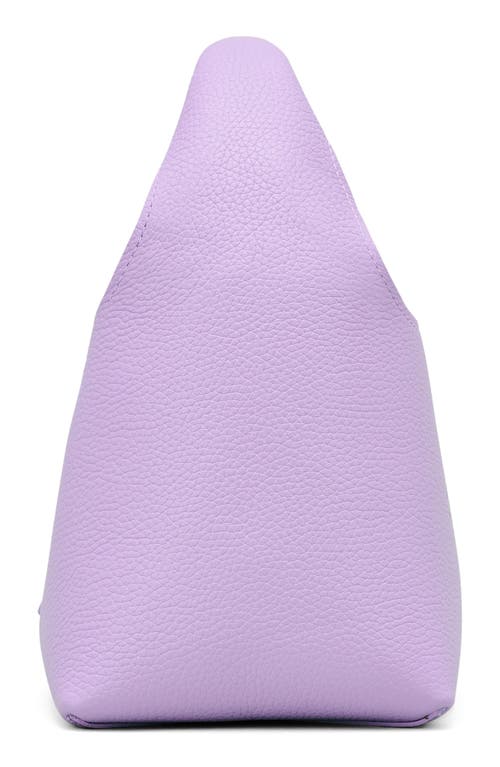 Shop Marc Jacobs The Mini Leather Sack Bag In Wisteria