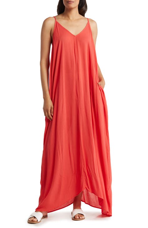 Maxi Drawstring Neckline Dress material: crickle airflow colors
