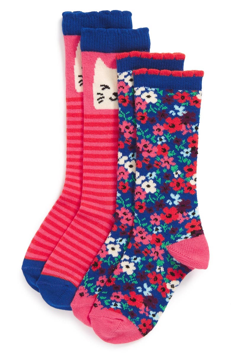 Tucker + Tate 'Kitty' Knee High Socks (2-Pack) (Toddler & Little Kid ...