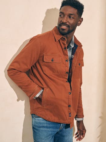 Faherty deals shirt jacket