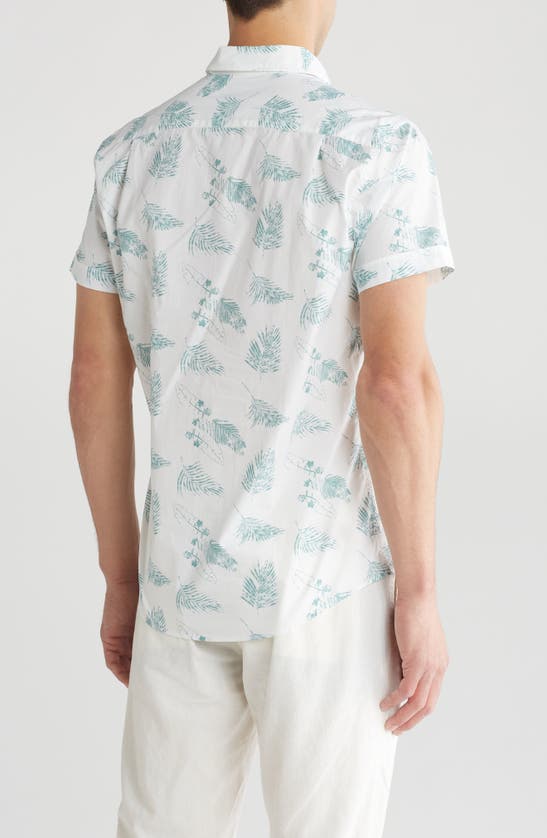 Rodd & Gunn Greville Short Sleeve Woven Shirt In Sage
