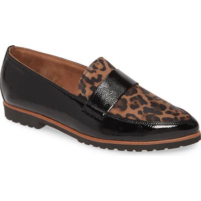 Paul Green Callie Pointy Toe Loafer, US / 4.5UK - Black