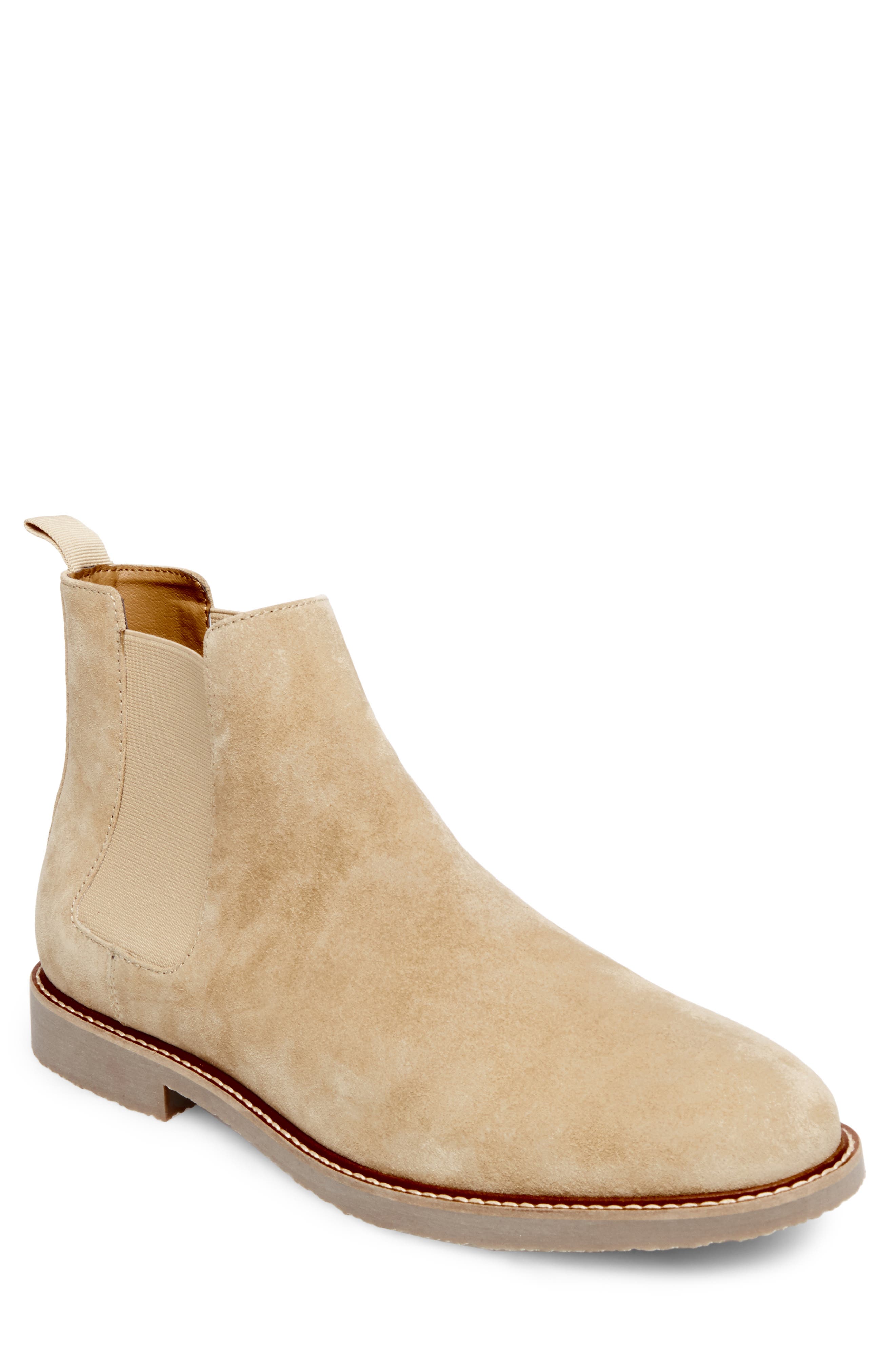 Steve Madden Highline Chelsea Boot in Sand Suede Smart Closet