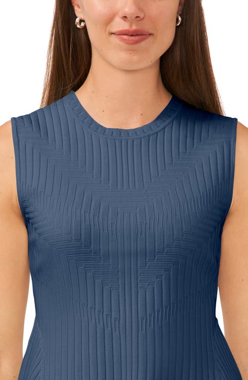 Shop Halogenr Halogen(r) Sleeveless Peplum Sweater In Swift Seas Blue