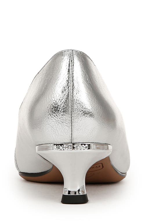 Franco Sarto Malia Kitten Heel In Silver